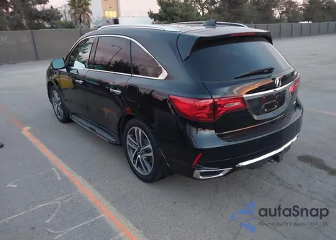 2019 Acura Mdx Sport Hybrid W/Advance Pkg из США, поврежденный, VIN 5J8YD7H72KL001753